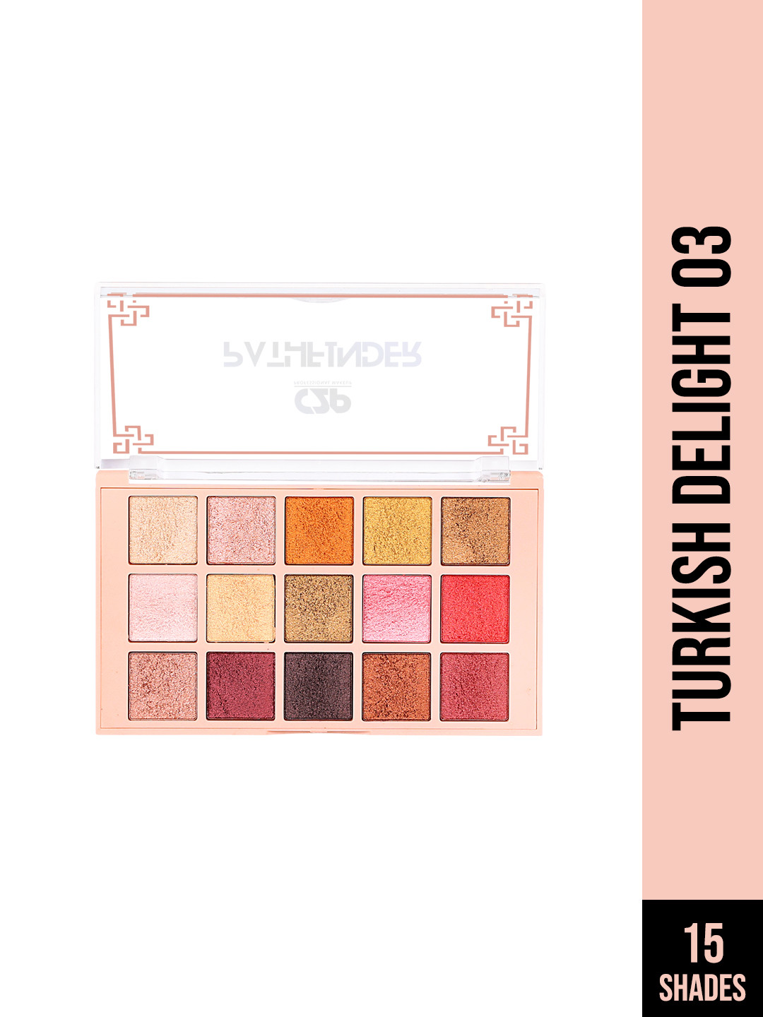 C2P PROFESSIONAL MAKEUP Pathfinder 15 Color Eyeshadow Palette - Turkish Delight 03