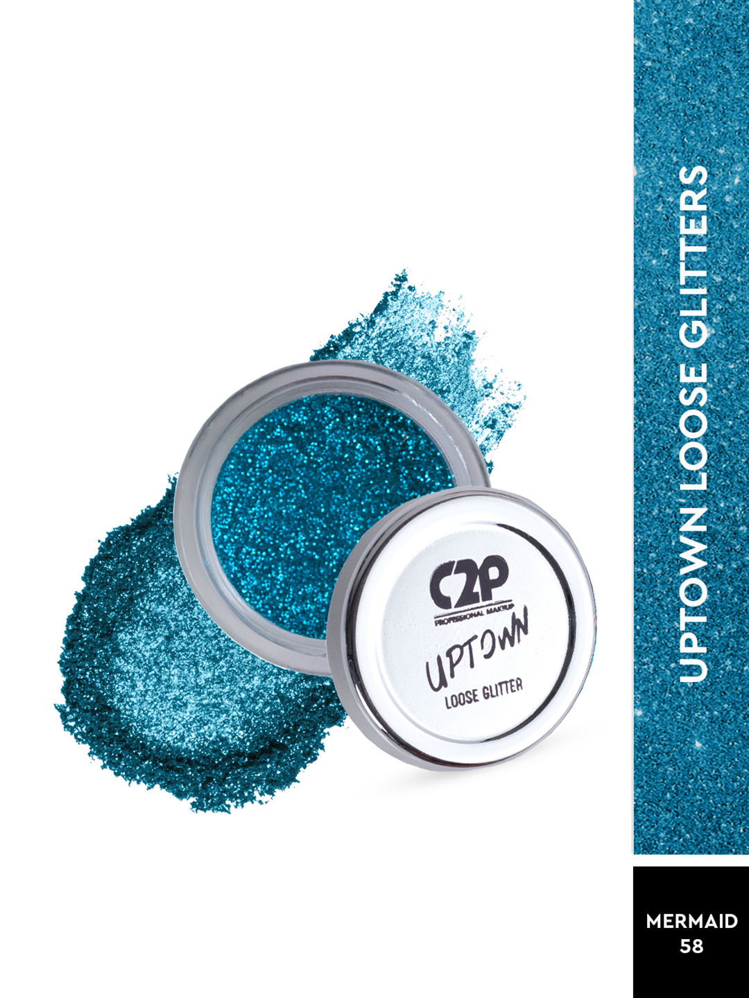 C2P PROFESSIONAL MAKEUP Uptown Loose Glitters Eyeshadow - Mermaid 58