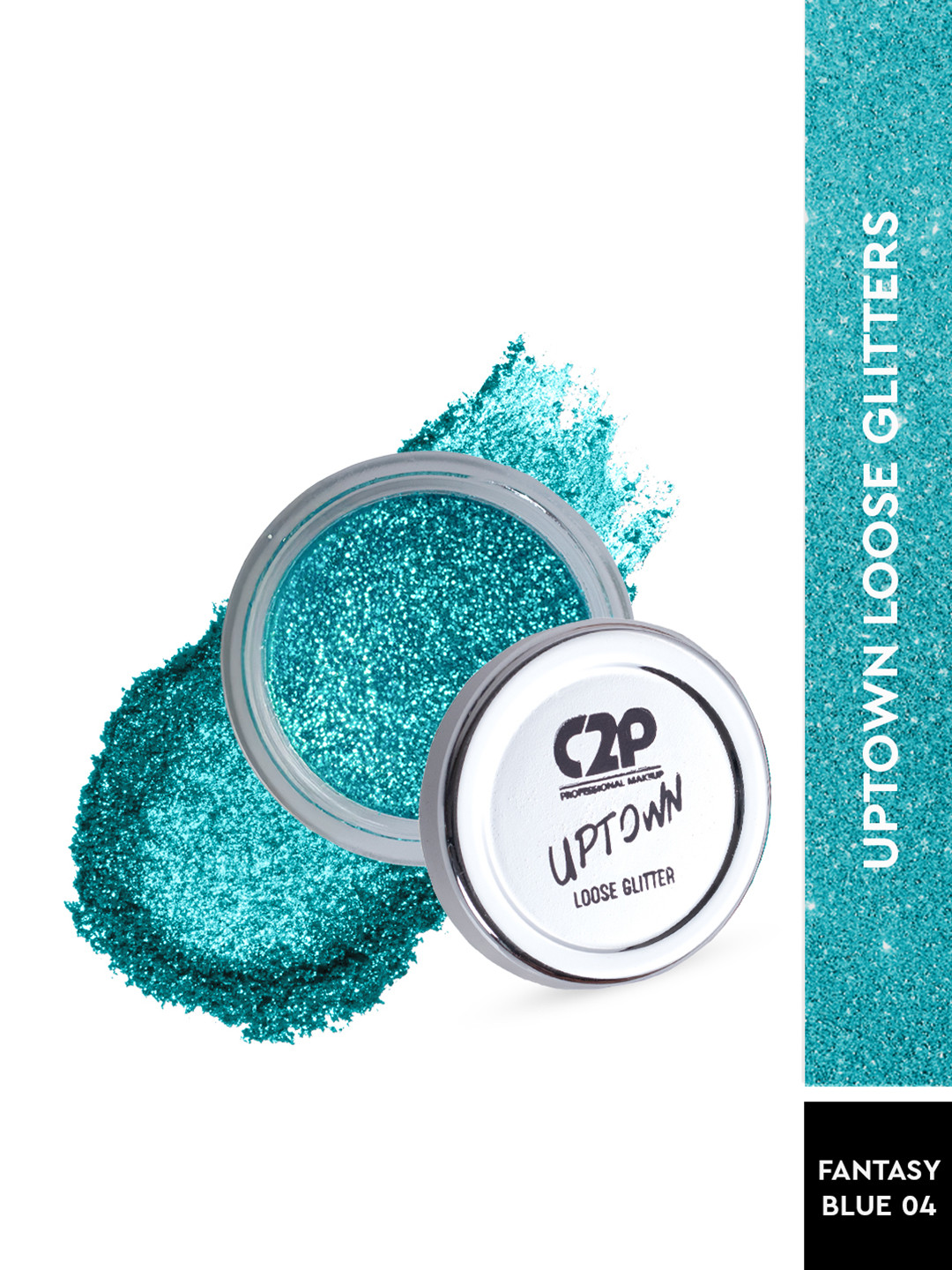 C2P PROFESSIONAL MAKEUP Uptown Loose Glitters Eyeshadow - Fantasy Blue 04