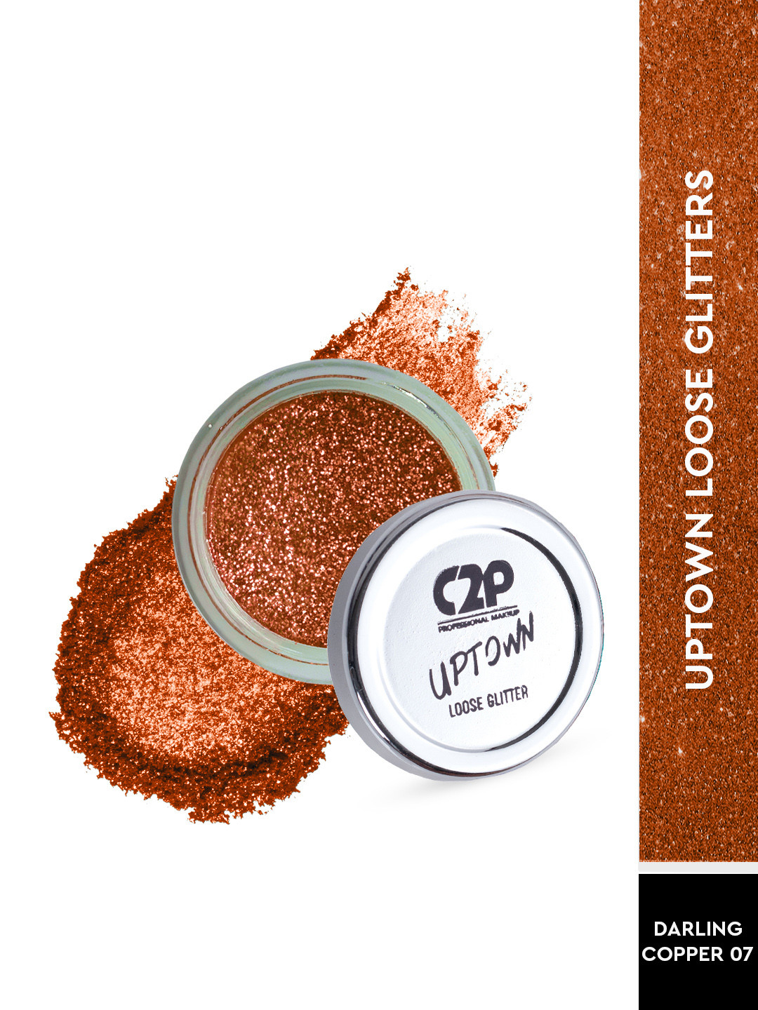 C2P PROFESSIONAL MAKEUP Uptown Loose Glitters - Darling Copper 07
