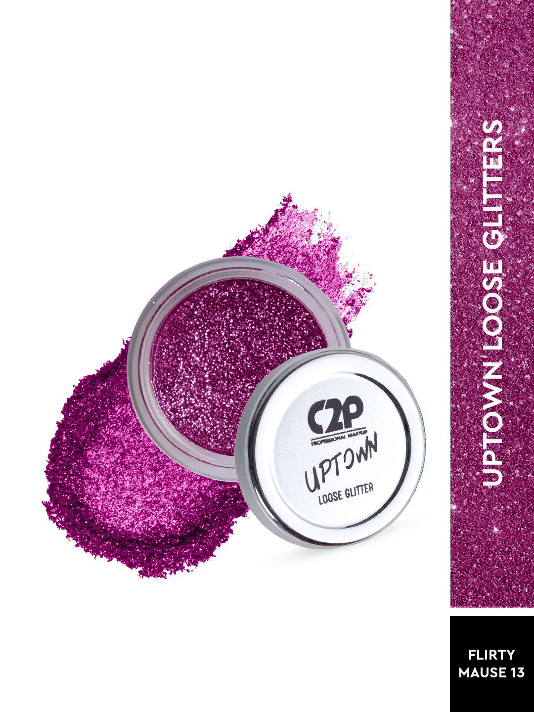 C2P PROFESSIONAL MAKEUP Uptown Loose Glitters - Flirty Mause 13