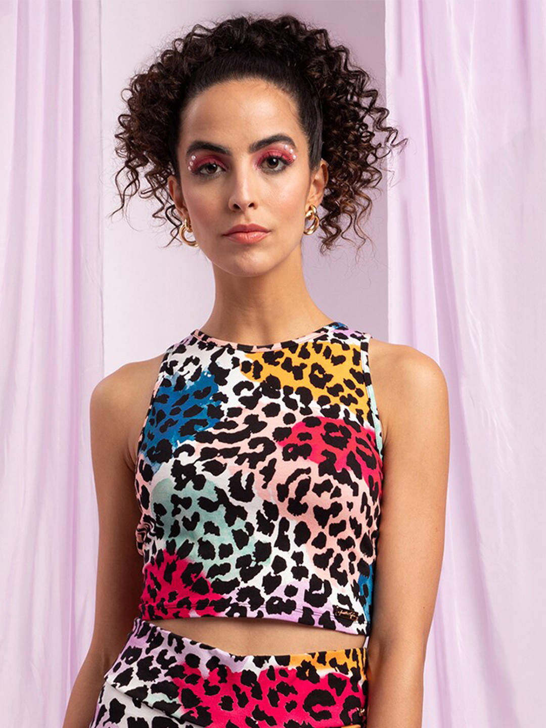 KENDALL & KYLIE Multicoloured Floral Print Top
