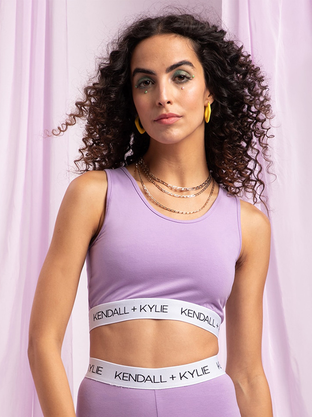 KENDALL & KYLIE Purple Tank Top