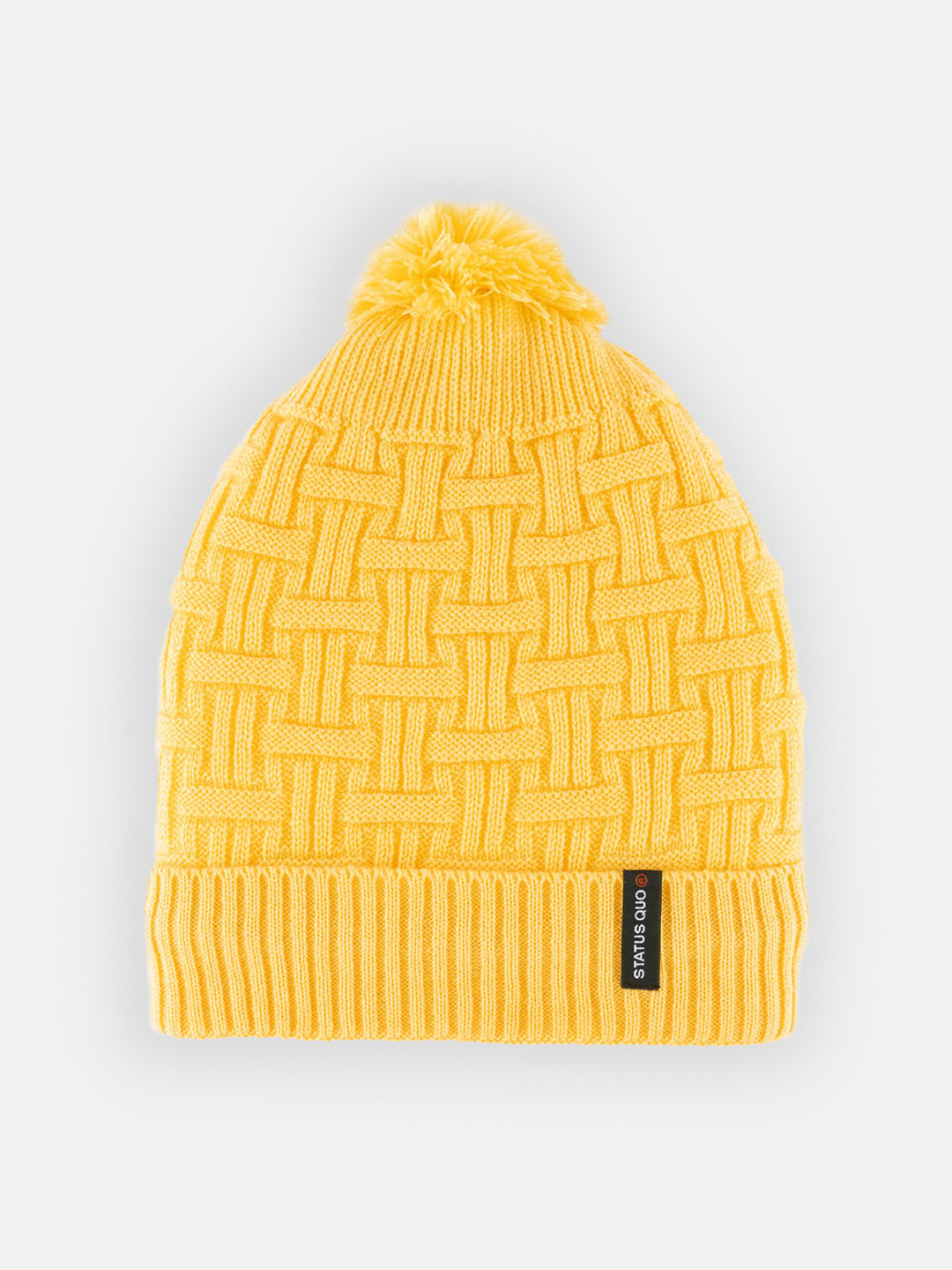 Status Quo Women Yellow Beanie