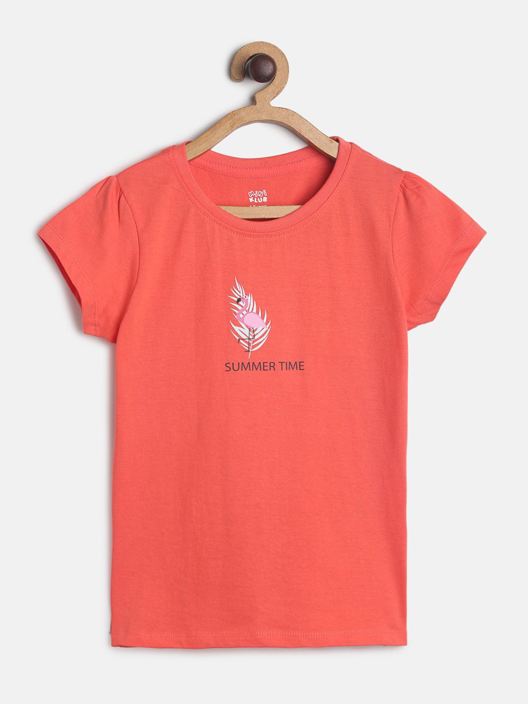 MINI KLUB Pink Print Extended Sleeves Top