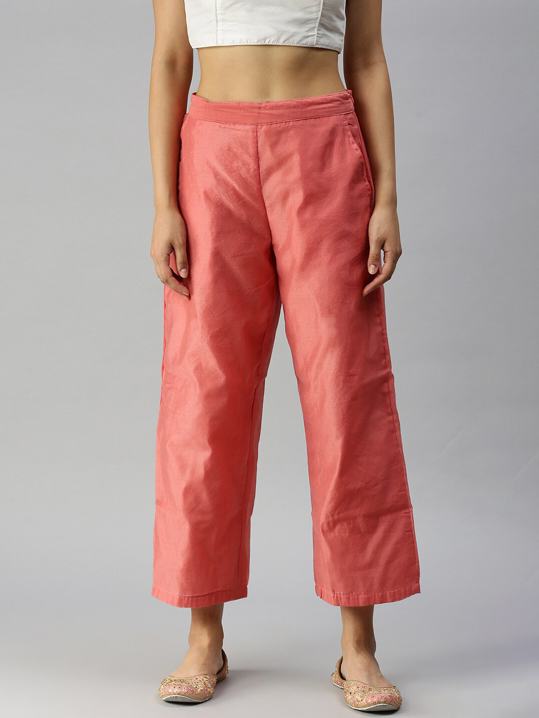 De Moza Women Coral Palazzos