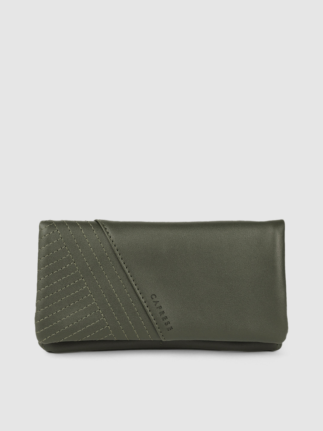 Caprese Ginty Women Olive Medium Wallet
