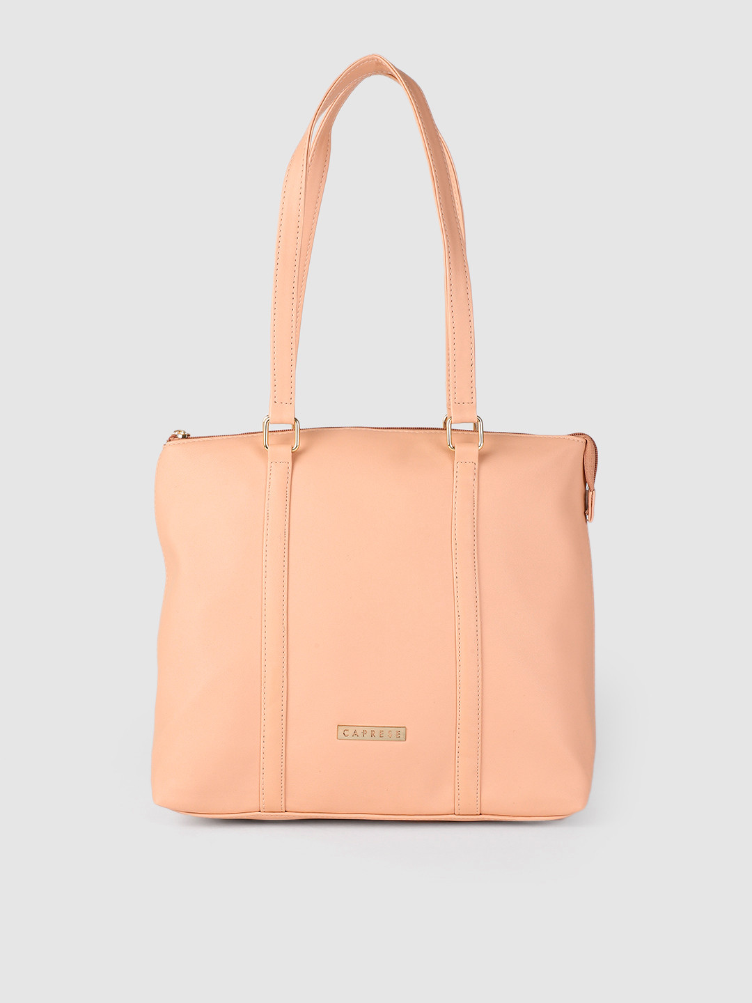 Caprese Aniston Women Salmon Medium Tote Bag