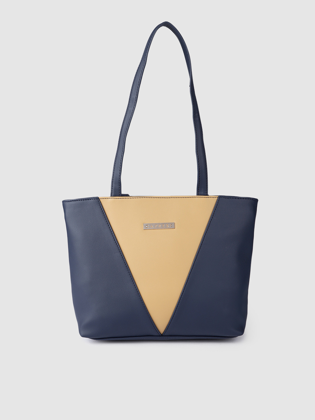 Caprese Rayna Women Navy Medium Tote Bag