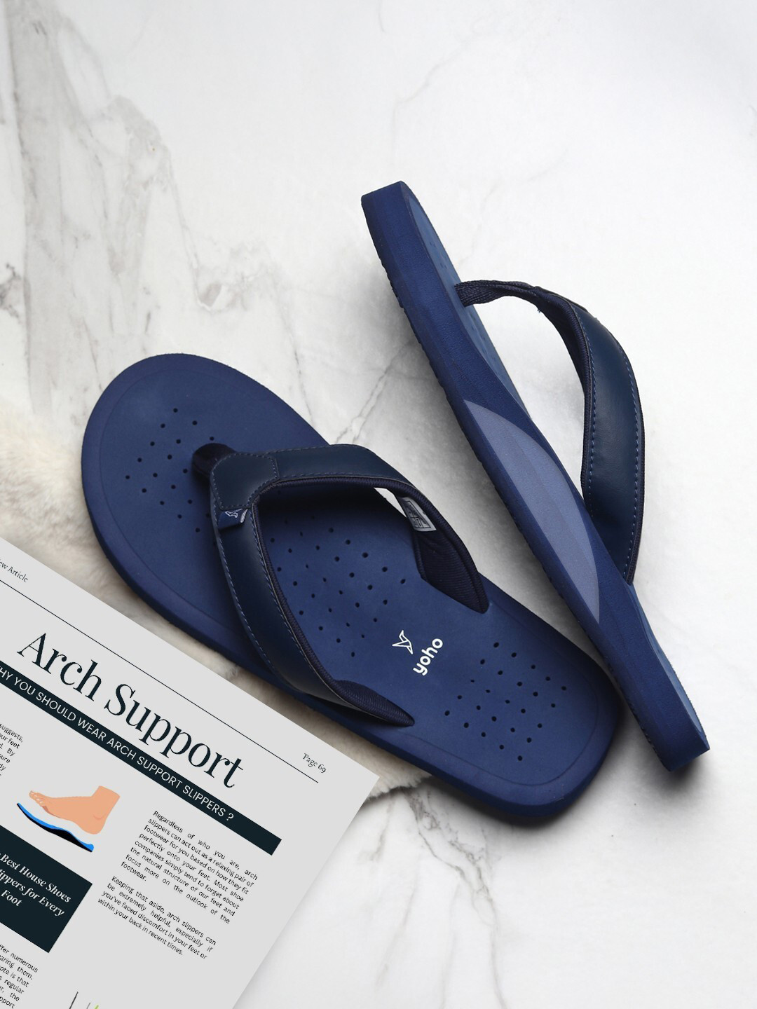 YOHO ArchFlex Men Ortho Thong Flip-Flops