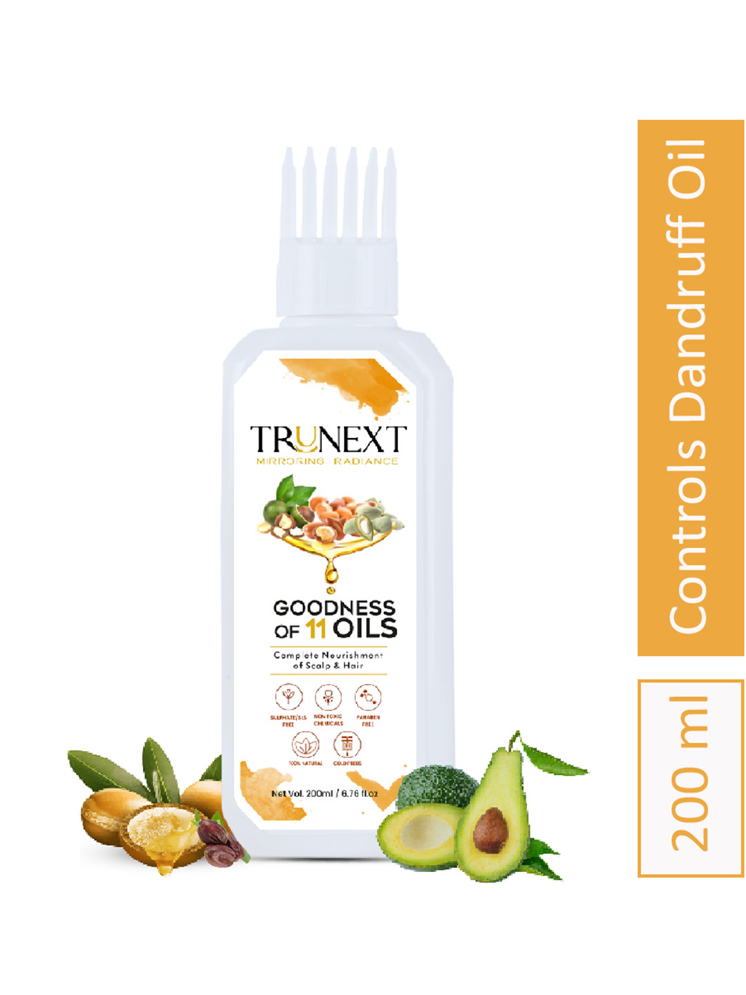 TRUNEXT Goodness of 11 Oils Complete Nourishment Hair Oil 200 ml