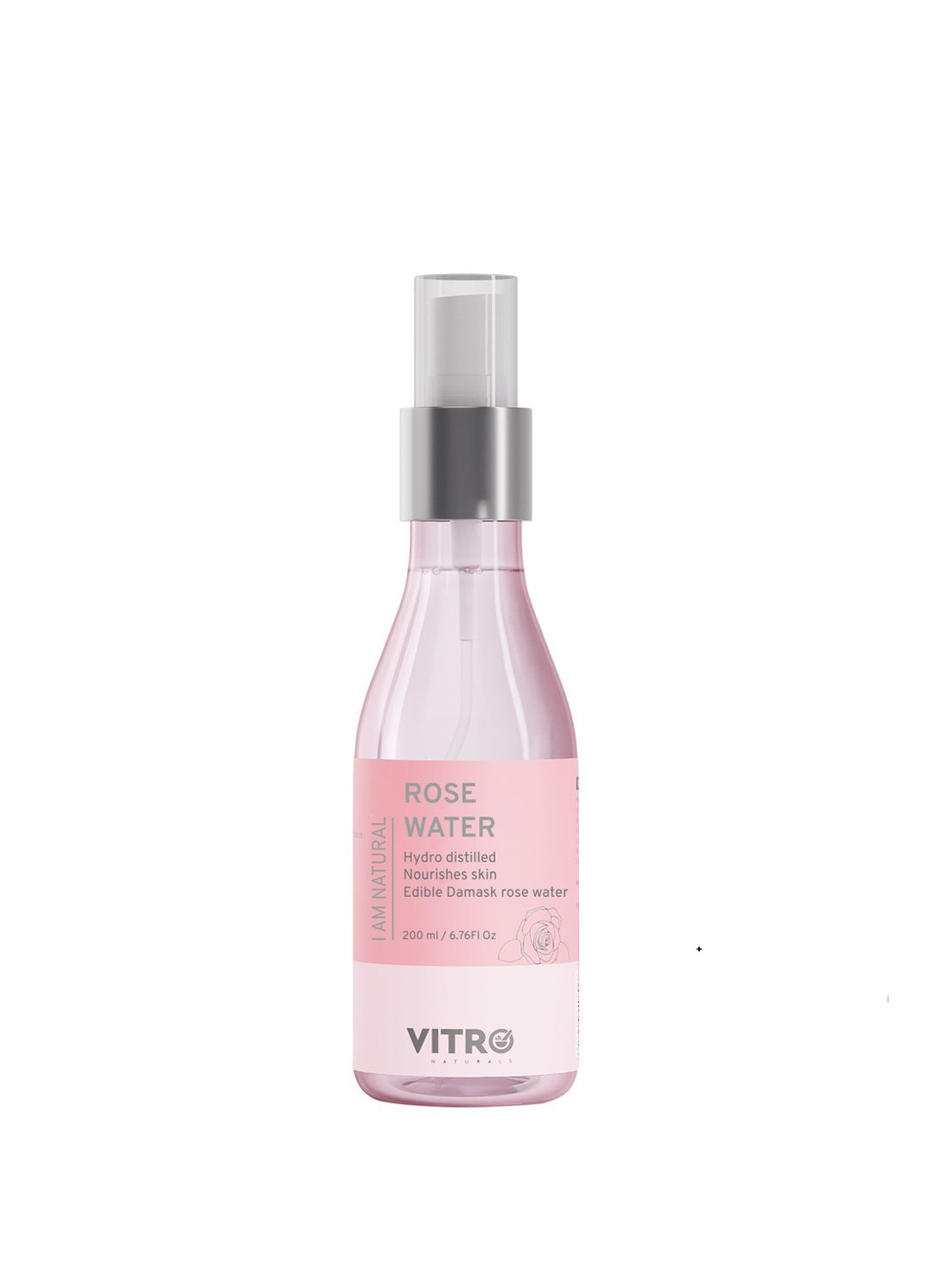 VITRO Hydro Distilled No Preservatives Natural Toner Rose Water Spray 200ml