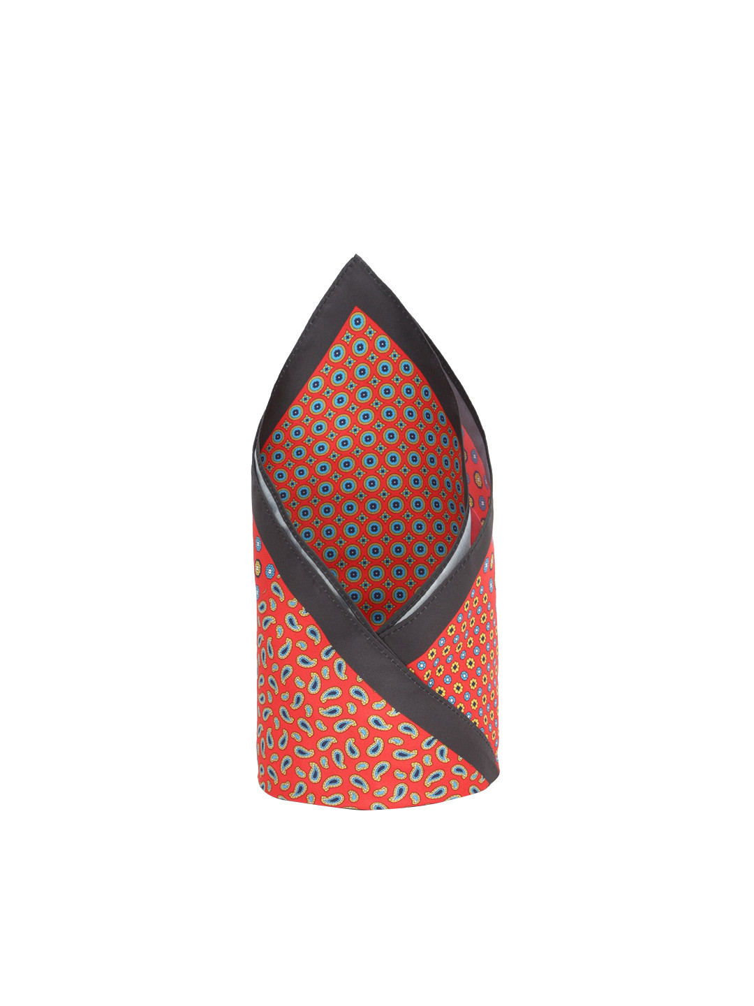 Peter England Men Orange Printed Pocket Squares