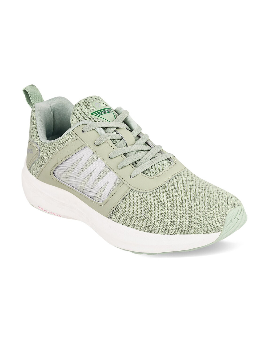 Campus Women MERMAID Green Mesh Running Shoes