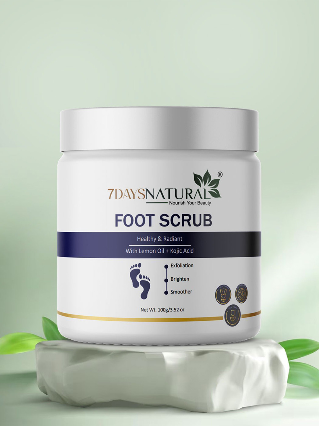 7DAYSNATURAL Anti-Bacterial Foot Scrub - 100g