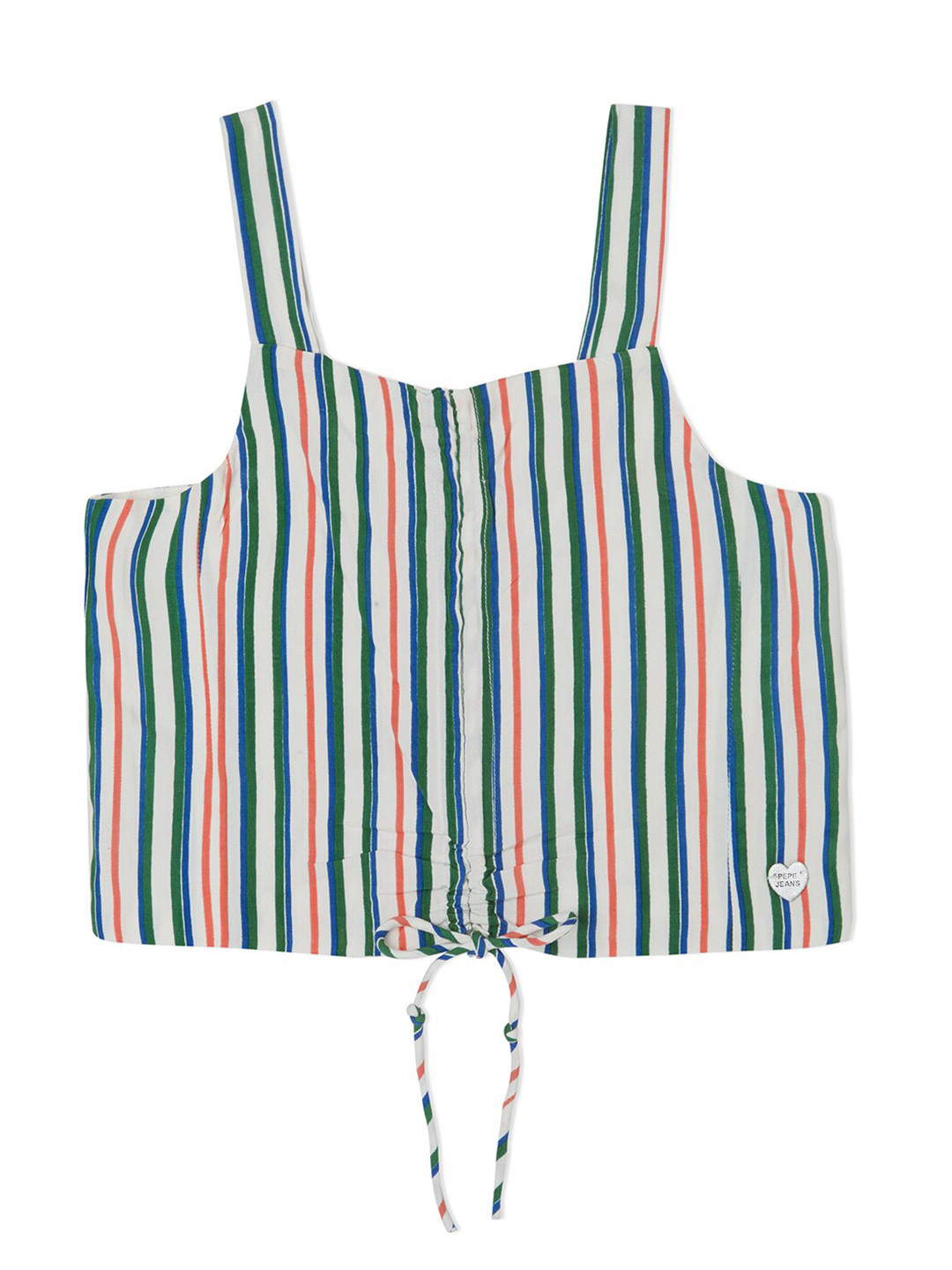 Pepe Jeans Girls Multicoloured Striped Casual Shirt