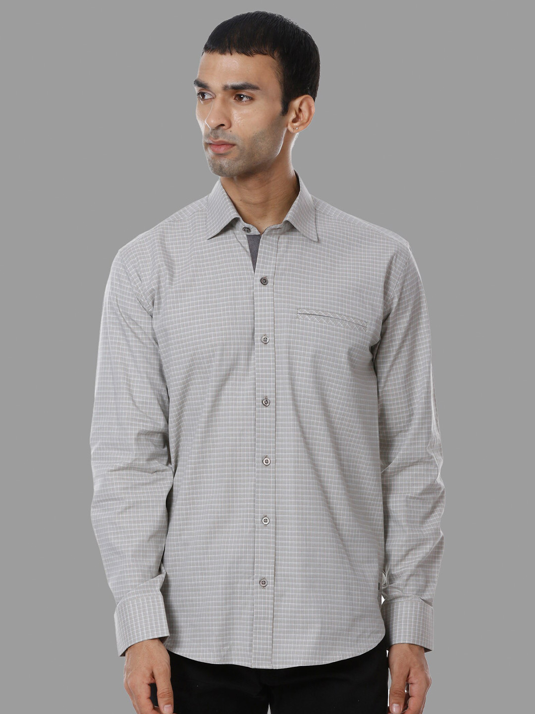 SHIRT THEORY Men Brown Comfort Striped Casual Shirt