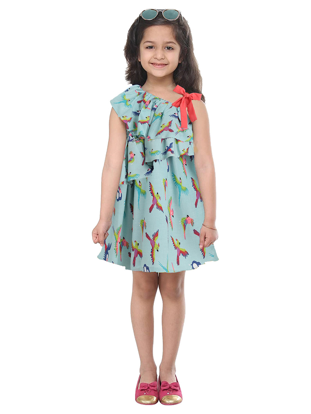 Kids On Board Blue A-Line Dress