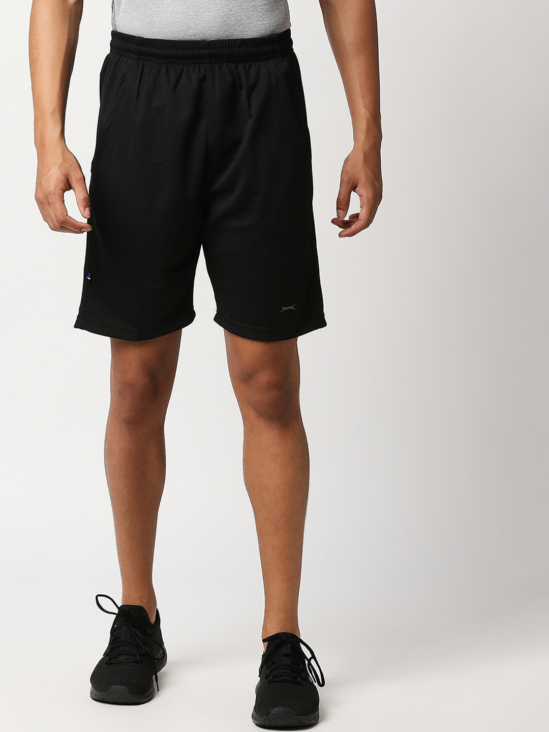 Black Panther Men Navy Blue Running Sports Shorts