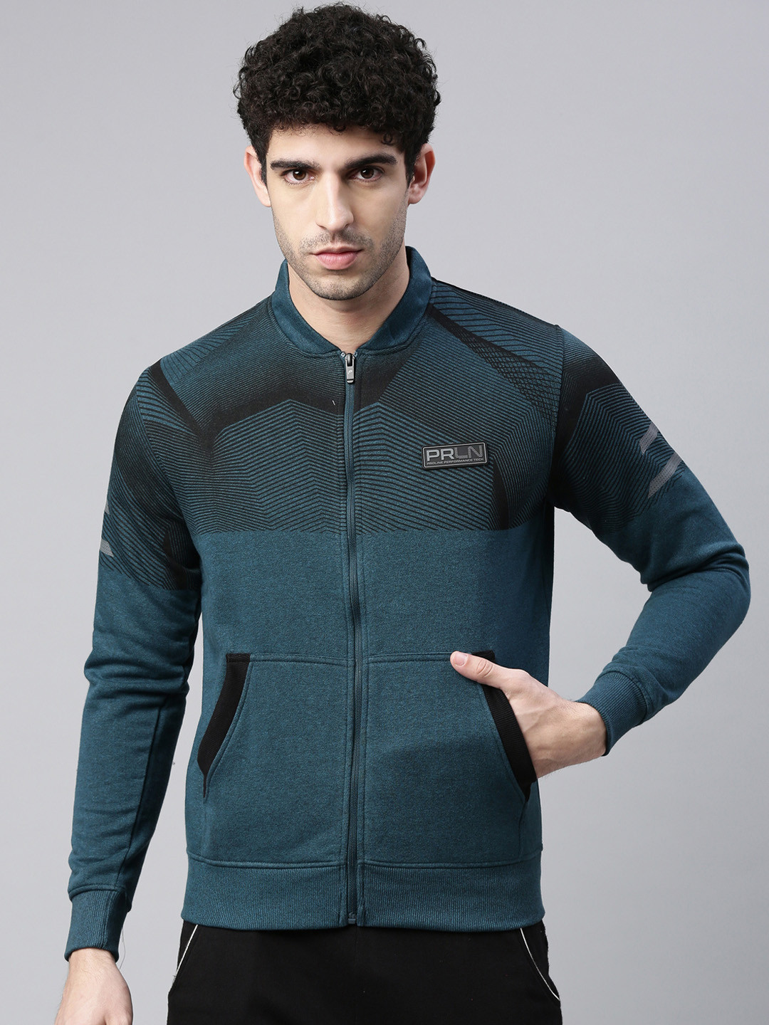Proline Active Men Teal Sweatshirt