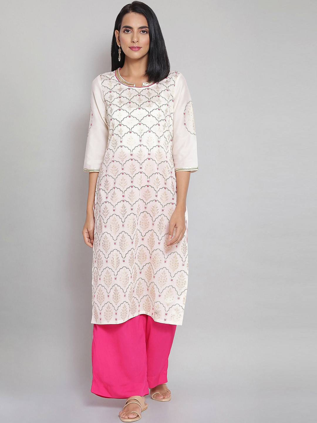 AURELIA Printed Straight Kurta