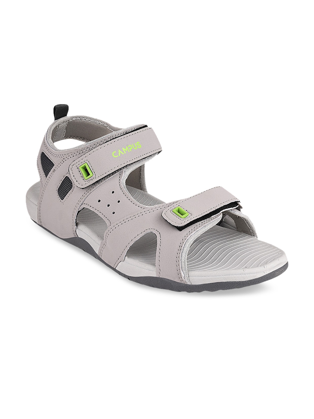 Buy Campus Men Grey Solid Sports Sandals Sandals for Men 18250908 Myntra