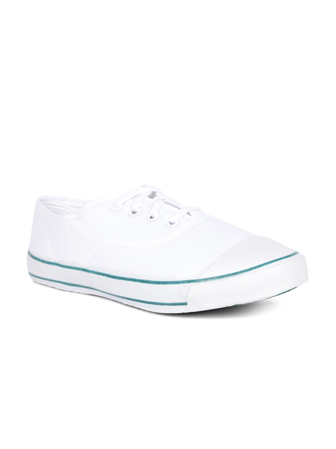 Bata Men White Woven Design Sneakers