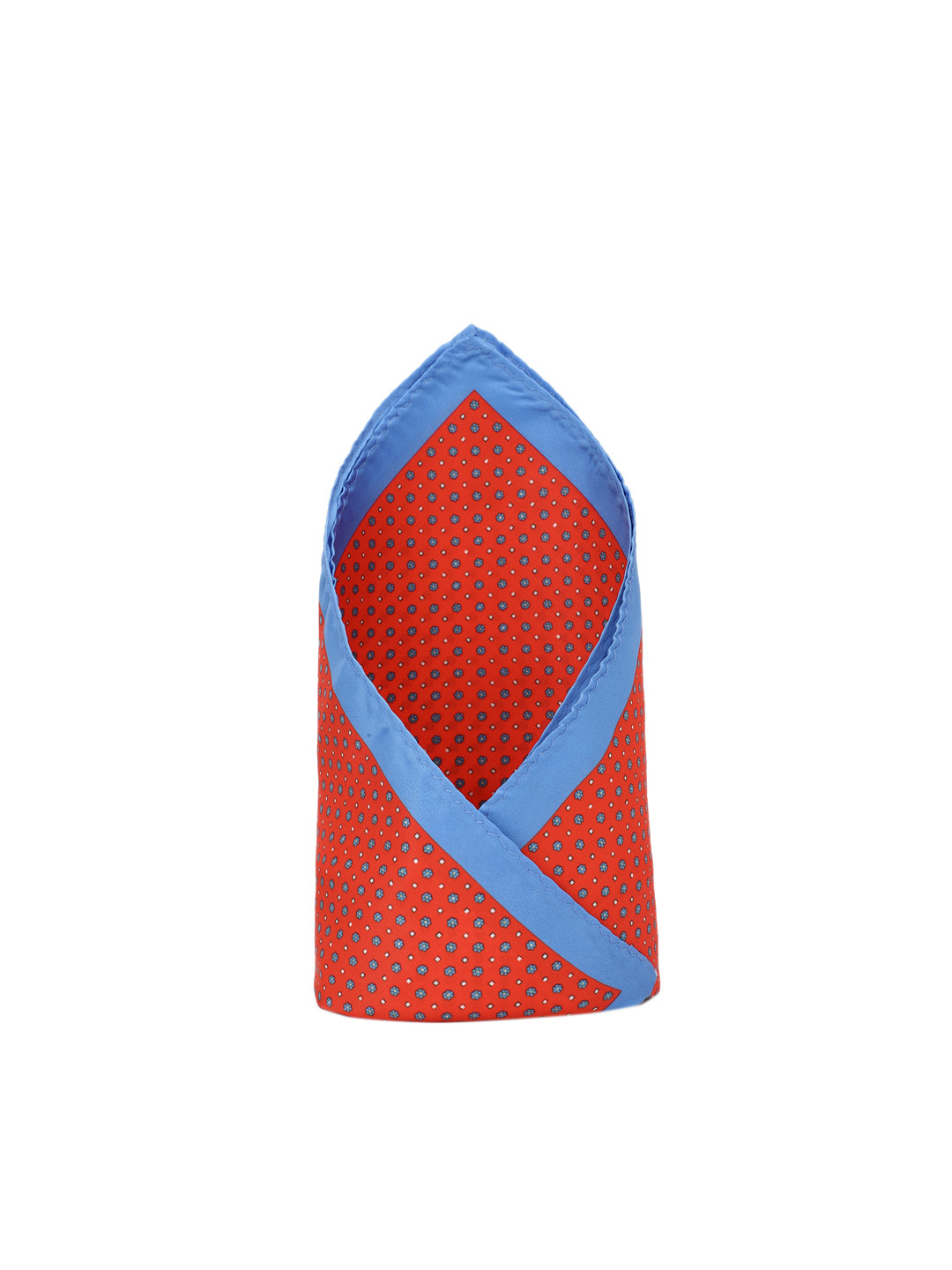 Allen Solly Men Red & Blue Printed Pocket Square