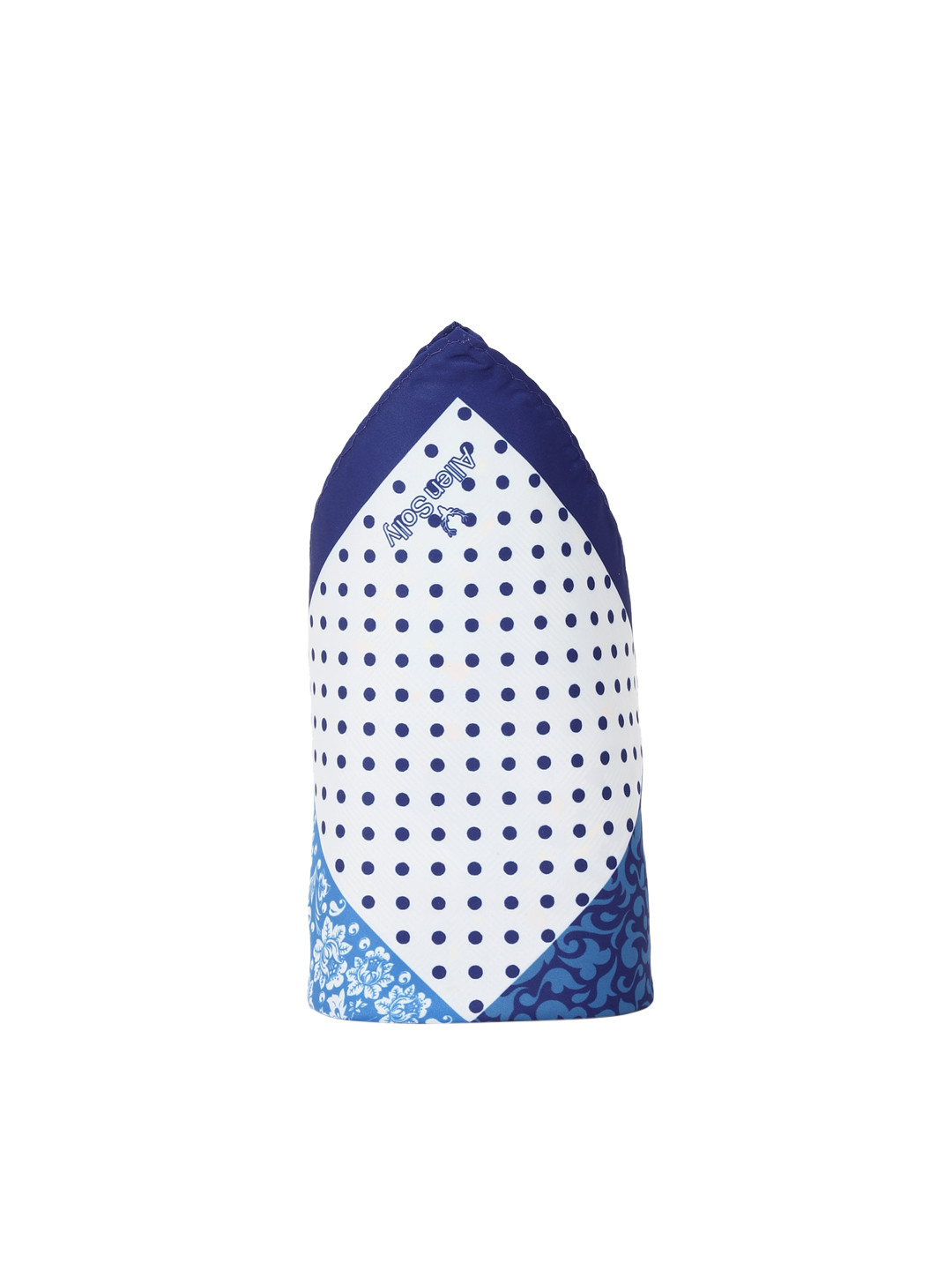 Allen Solly Men Navy Blue & White Printed Pocket Square