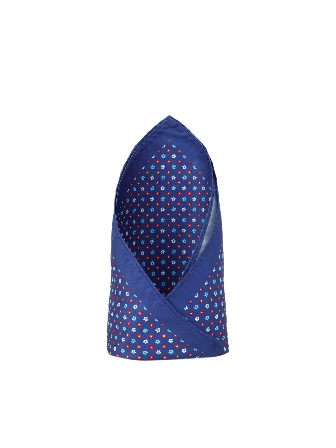 Allen Solly Blue Printed Pocket Square