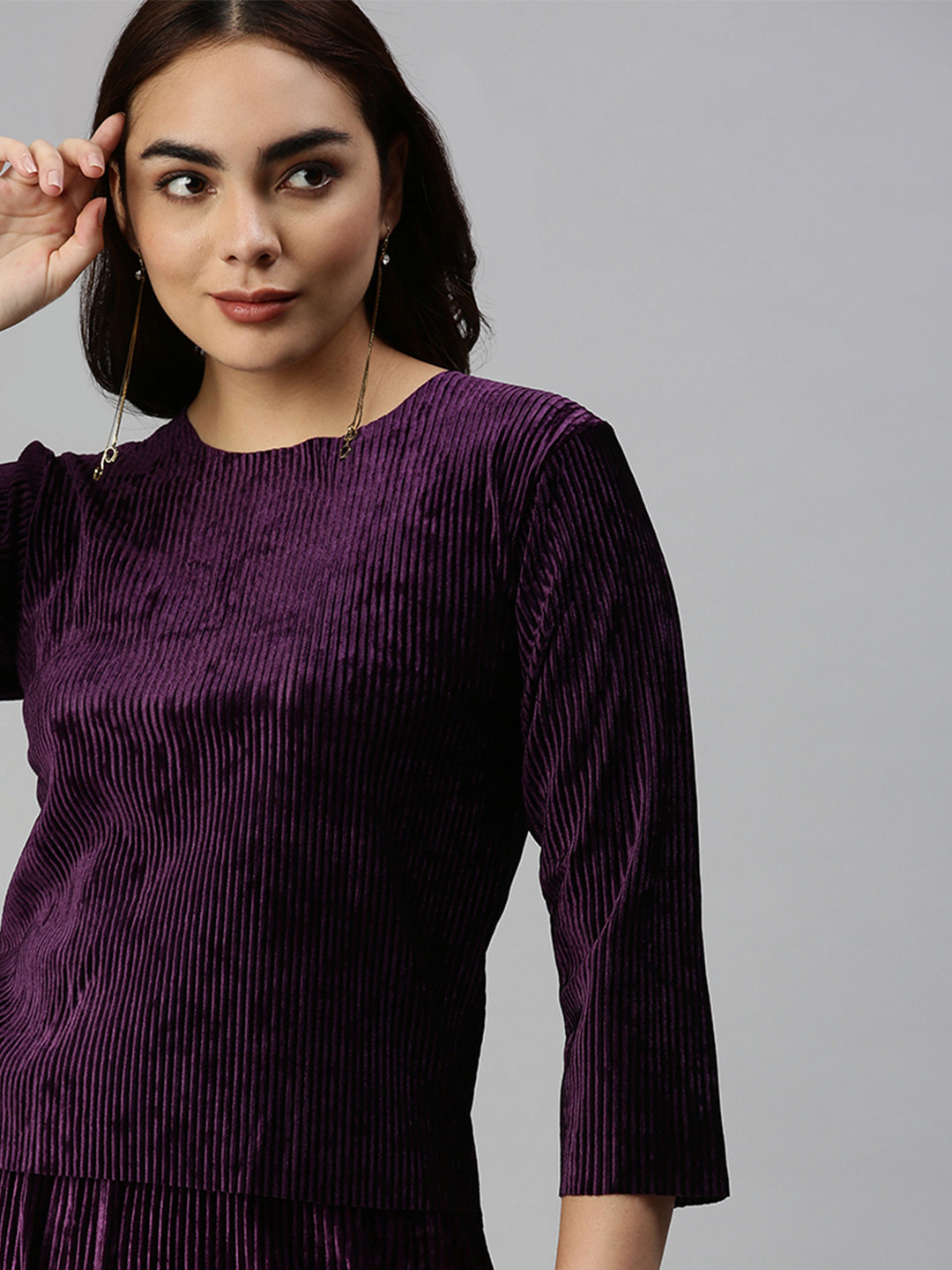 SHOWOFF Purple Co-Ords Set