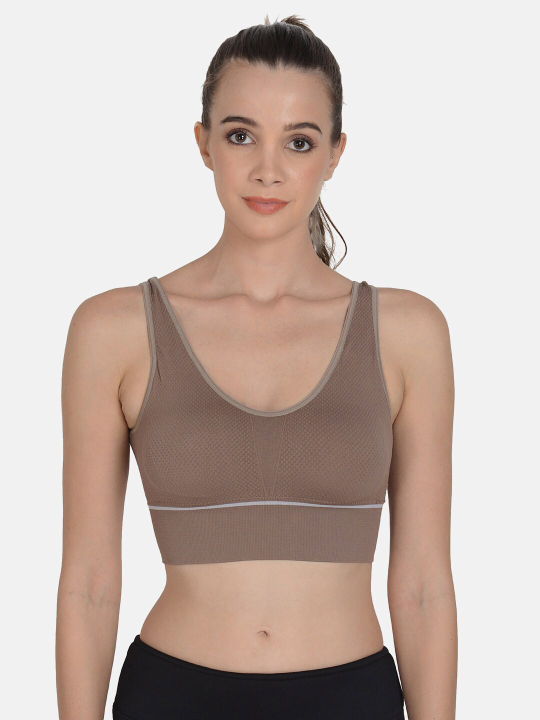 mod & shy Brown Bra