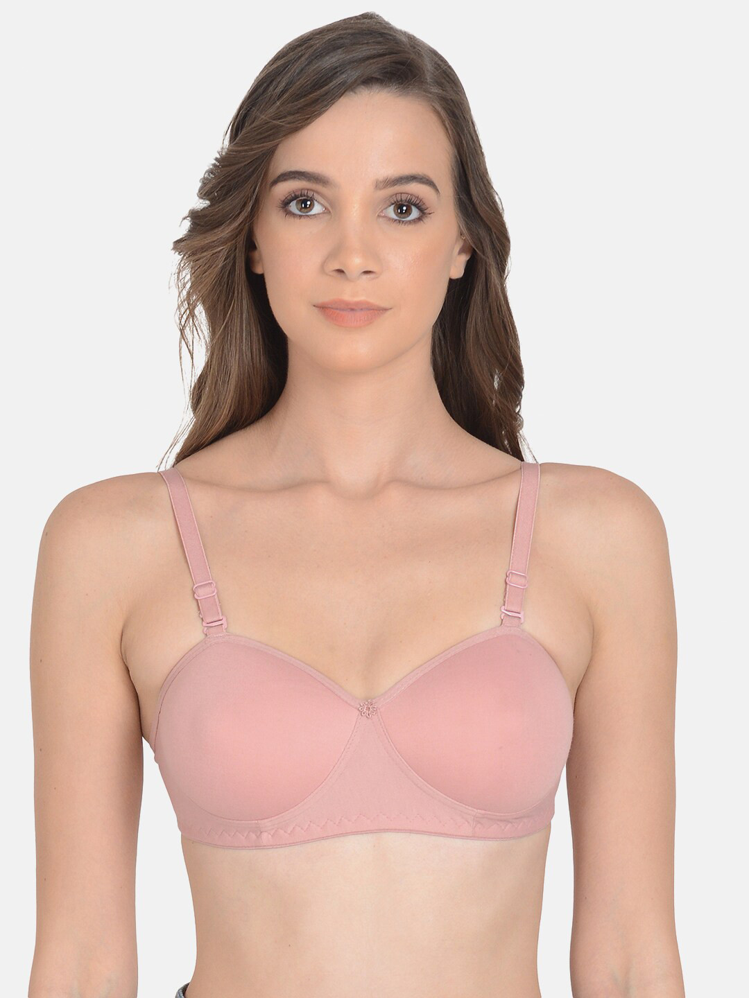 mod & shy Pink Seamless Bra - Lightly Padded