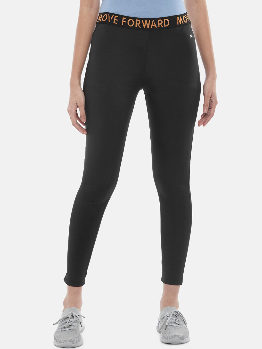 Ajile by Pantaloons Women Black Solid Tights