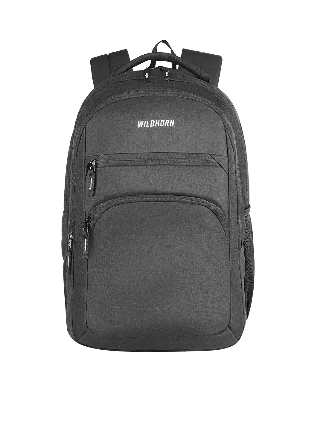 WildHorn Unisex Grey Backpack with Compression Straps