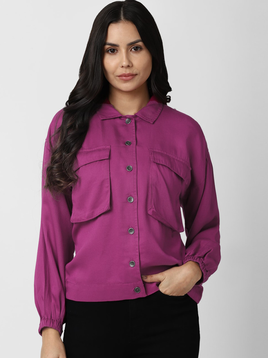 Van Heusen Woman Women Purple Sporty Jacket