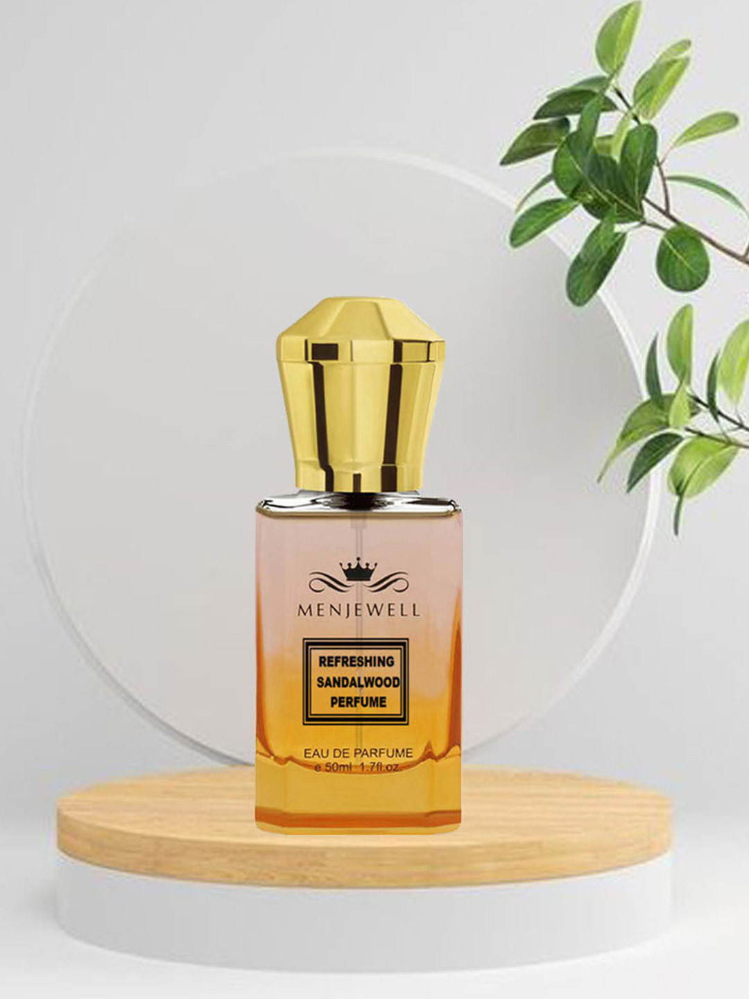 Menjewell Refreshing Sandalwood Premium Quality Eau De Parfume - 50 ml
