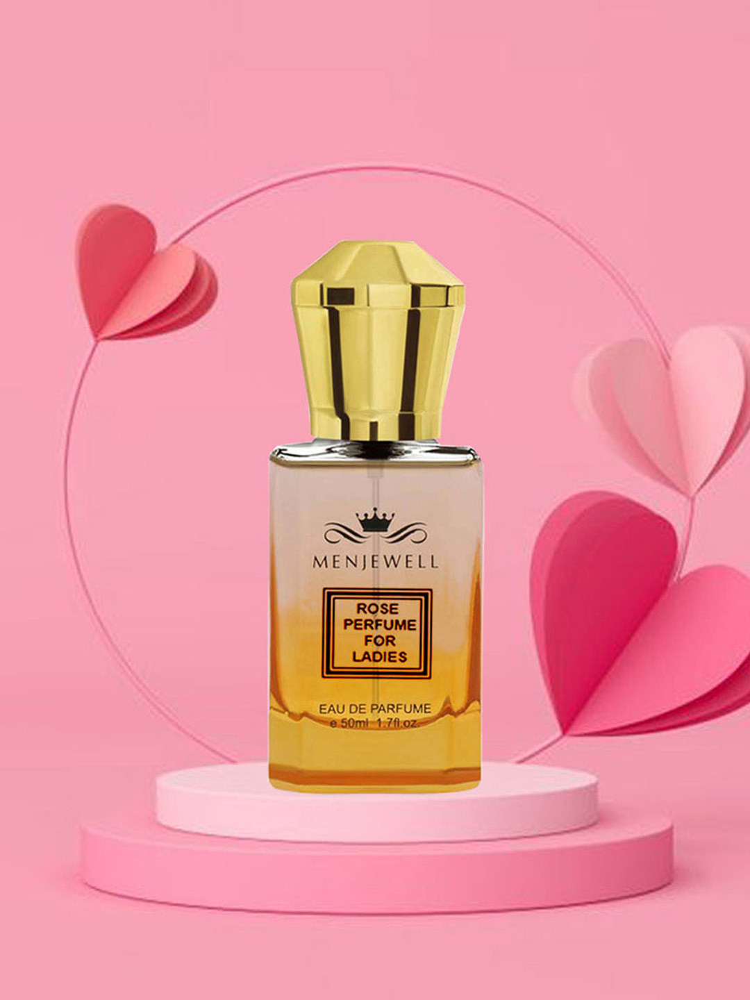 Menjewell Women Rose Premium Quality Eau De Parfume - 50 ml