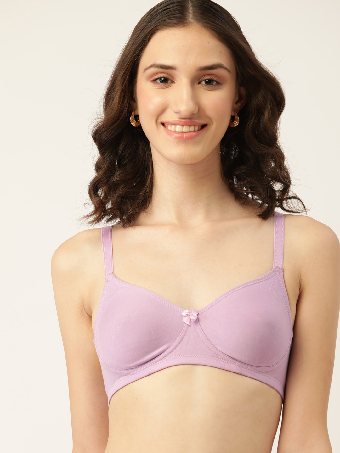 DressBerry Lavender Non Padded T-shirt Bra