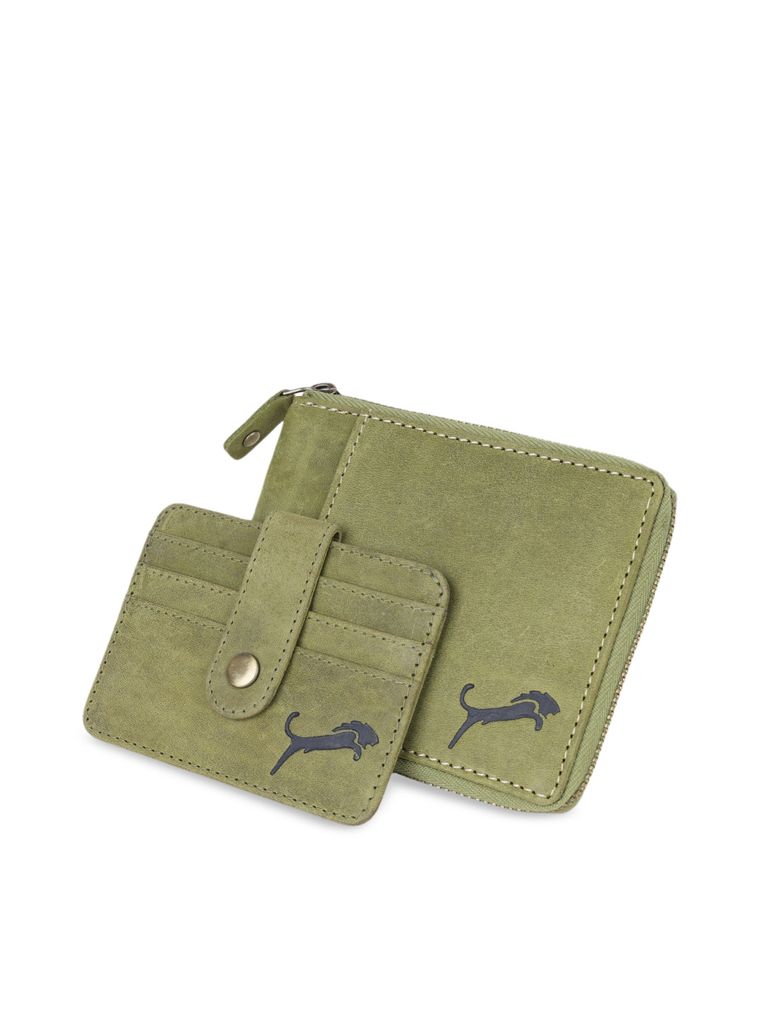 WILD EDGE Olive Solid Accessory Gift Set