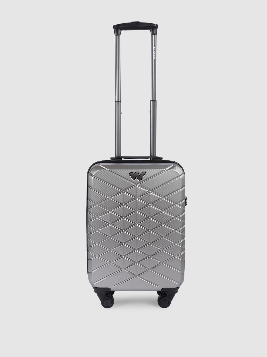 Wildcraft Champagne Textured Cabin Trolley Suitcase