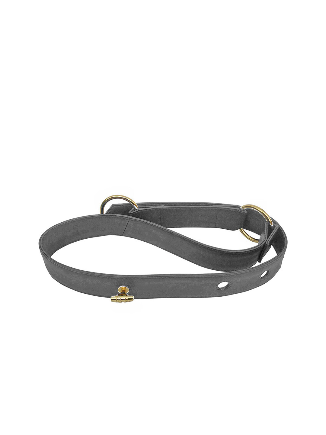 IMMRI Women Grey Leather Belt