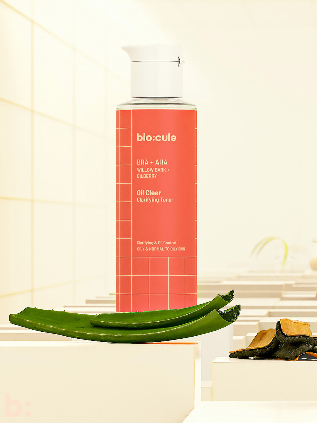 biocule AHA + BHA Oil Clear Clarifying Face Toner - 100ml