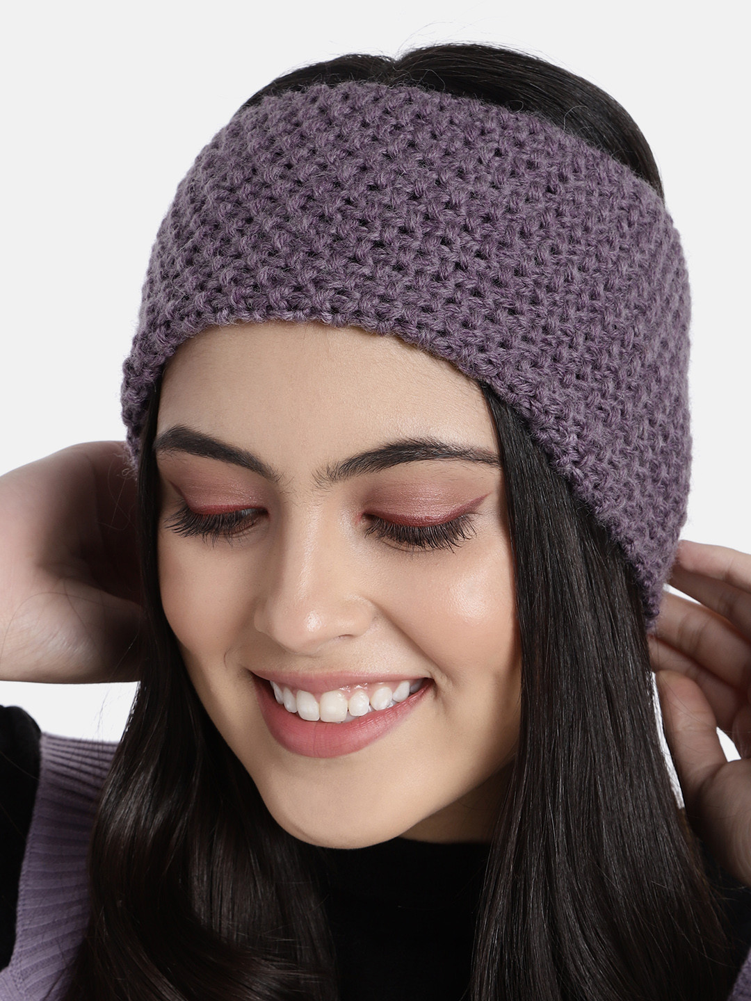 Magic Needles Mauve Handmade Crochet Headband