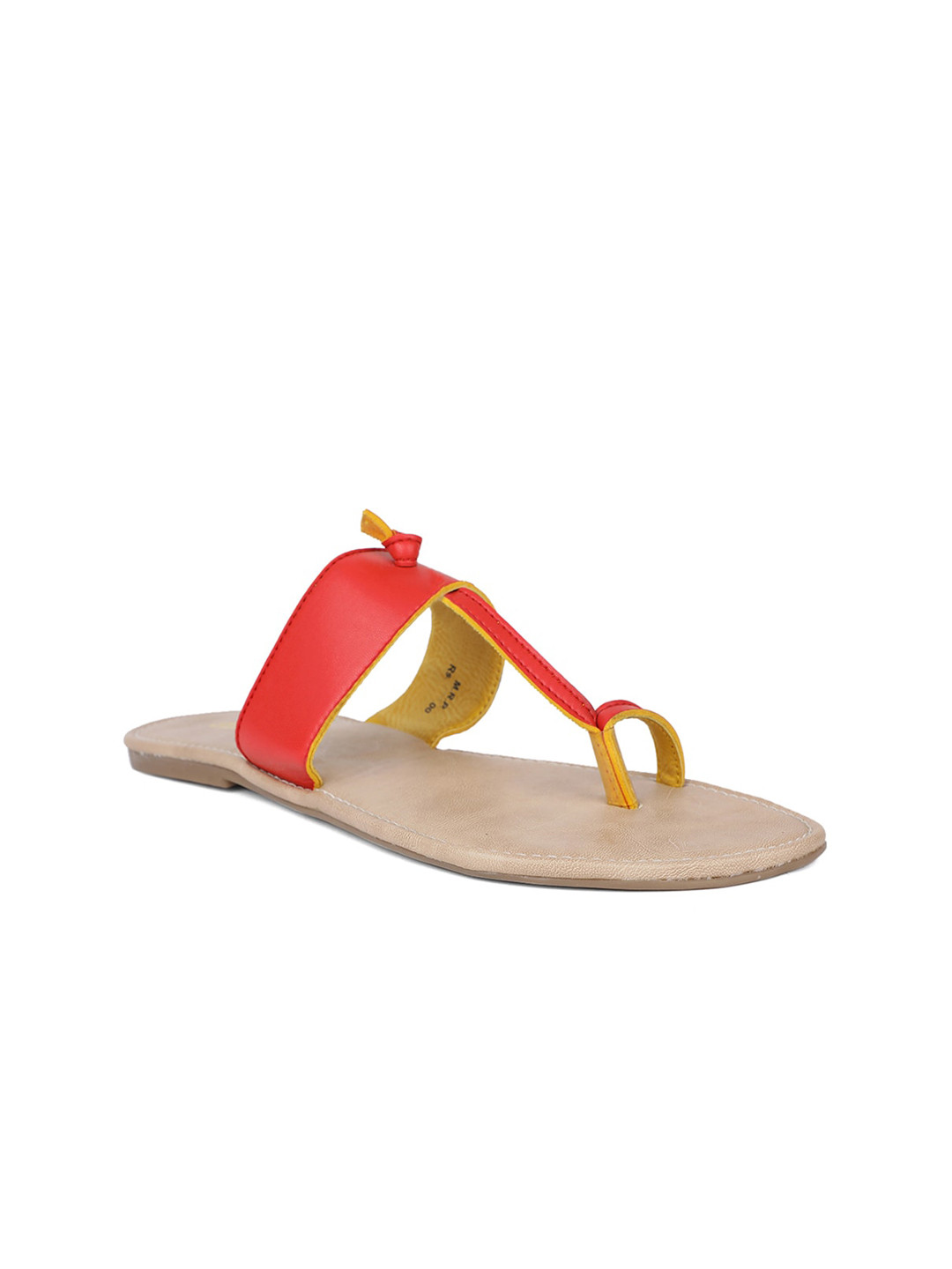 Bata Women Pink One Toe Flats