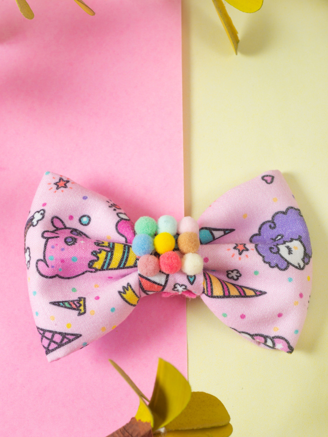 Choko Girls Pink & Pink Alligator Hair Clip