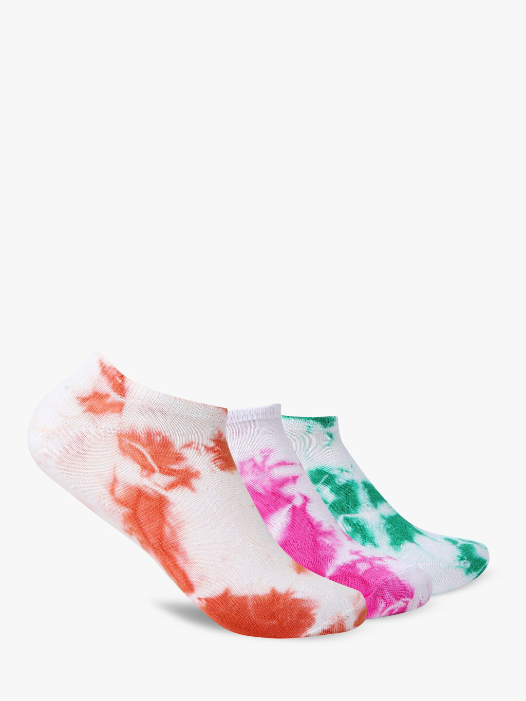 Smarty Pants Women Pack Of 3 Assorted Tie-Die Cotton Ankle Length Socks