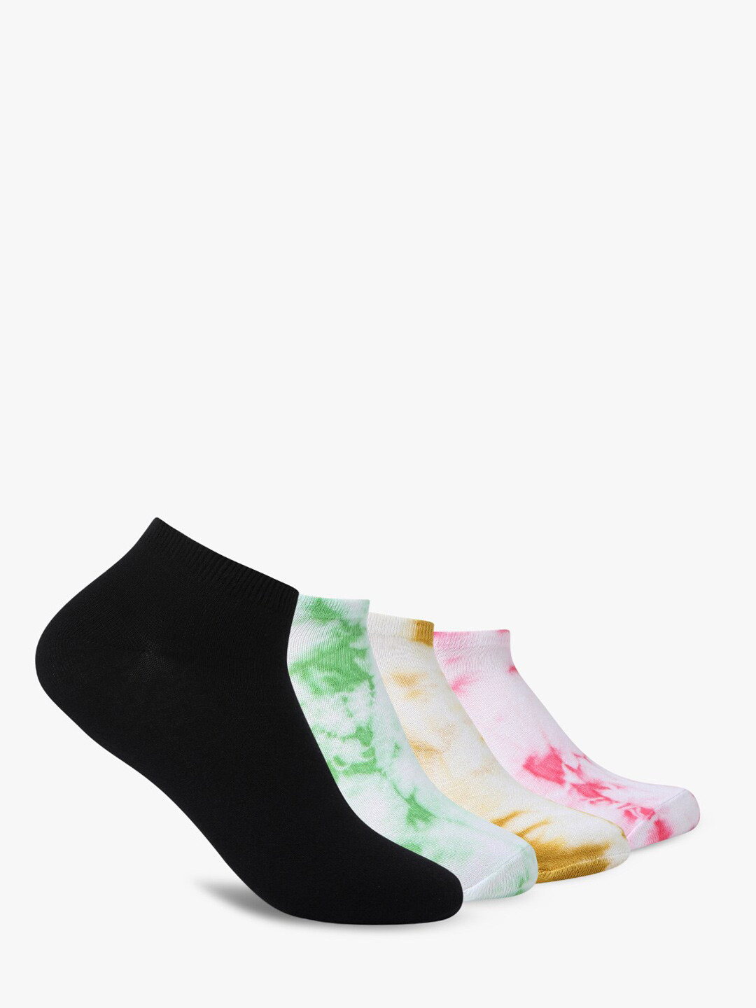 Smarty Pants Women Pack of 4 Assorted Ankle Length Cotton Socks