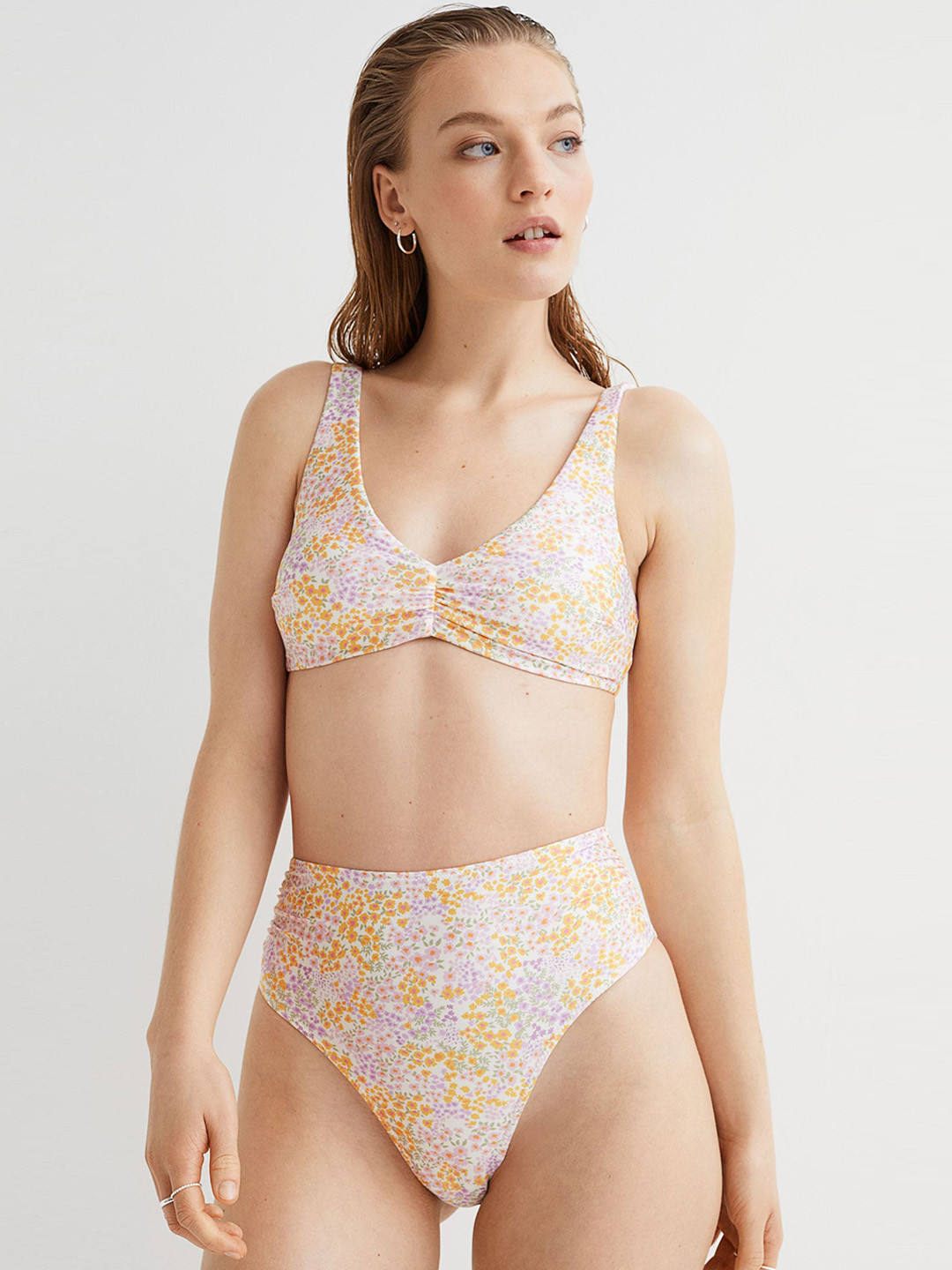 H&M Multicolored Brazilian Bikini Bottoms 1039771002