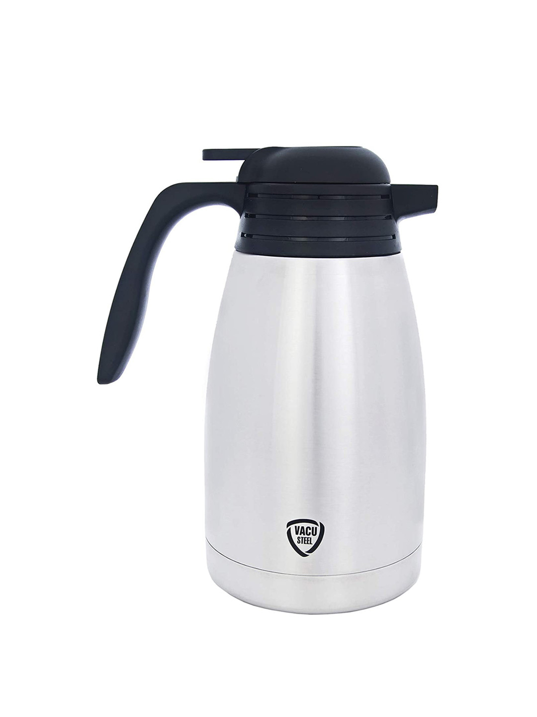 Cello Legacy Black Stainless Steel Double Wall Vacuum Flask - 1L